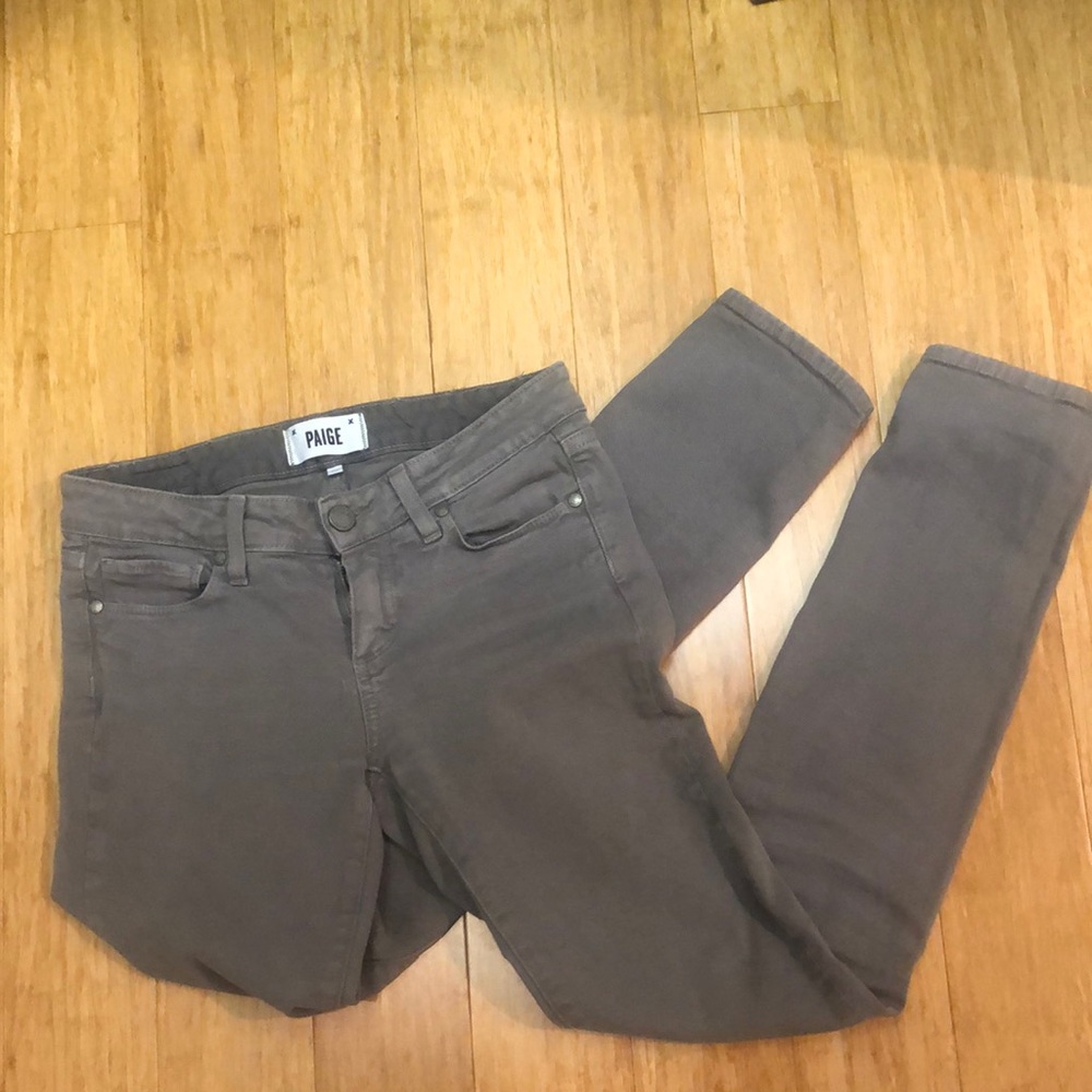 Paige low rise grey jeans